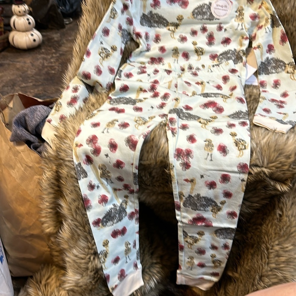 Very cute Burt bees size 6 pajama set or playset. 100 percent cotton. NW…​